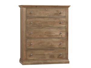 Carlisle Warm Natural 5 Drawer Chest 