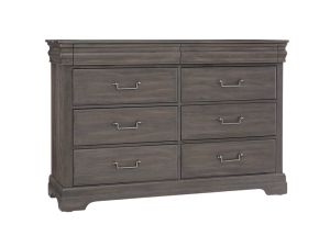 Vista Gray 8 Drawer Dresser