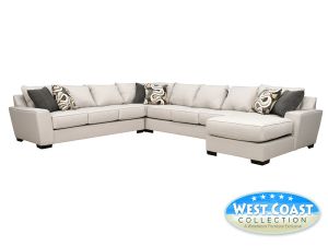 Desperado Eureka Linen 4 Piece Sectional