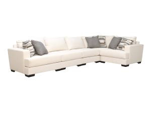 Hansel Nomad Snow 5 Piece Modular Sectional