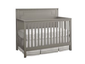 Emery Gray Convertible Panel Crib