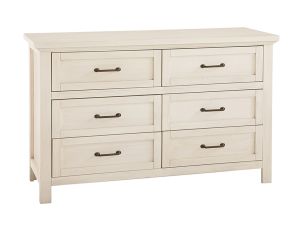 Westfield Brushed White 6 Drawer Dresser