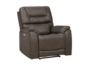 Drake Smoke Zero Gravity Triple Power Recliner w/ Power Headrest & Lumbar 