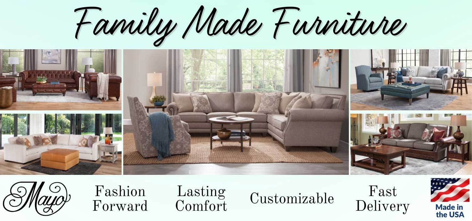 Introducing Mayo Furniture. NEW to Woodstock Furniture & Mattress Outlet.